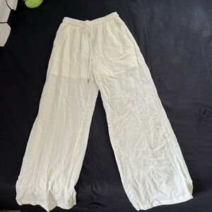 White Linen Pants